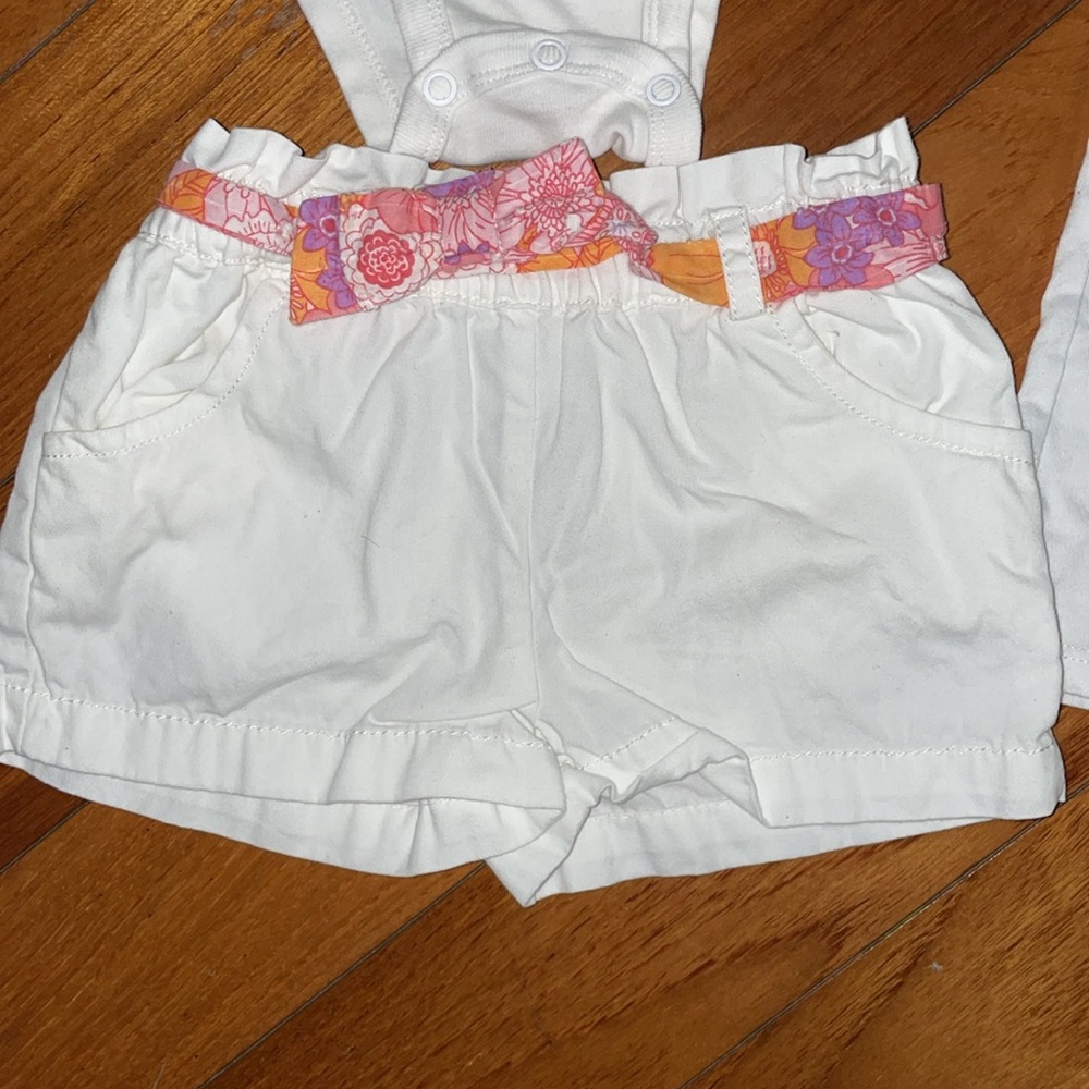 Colorful Baby Clothing Set bundle lot shorts T-shirt onesie gap carters 12 18 mo - Picture 2 of 7